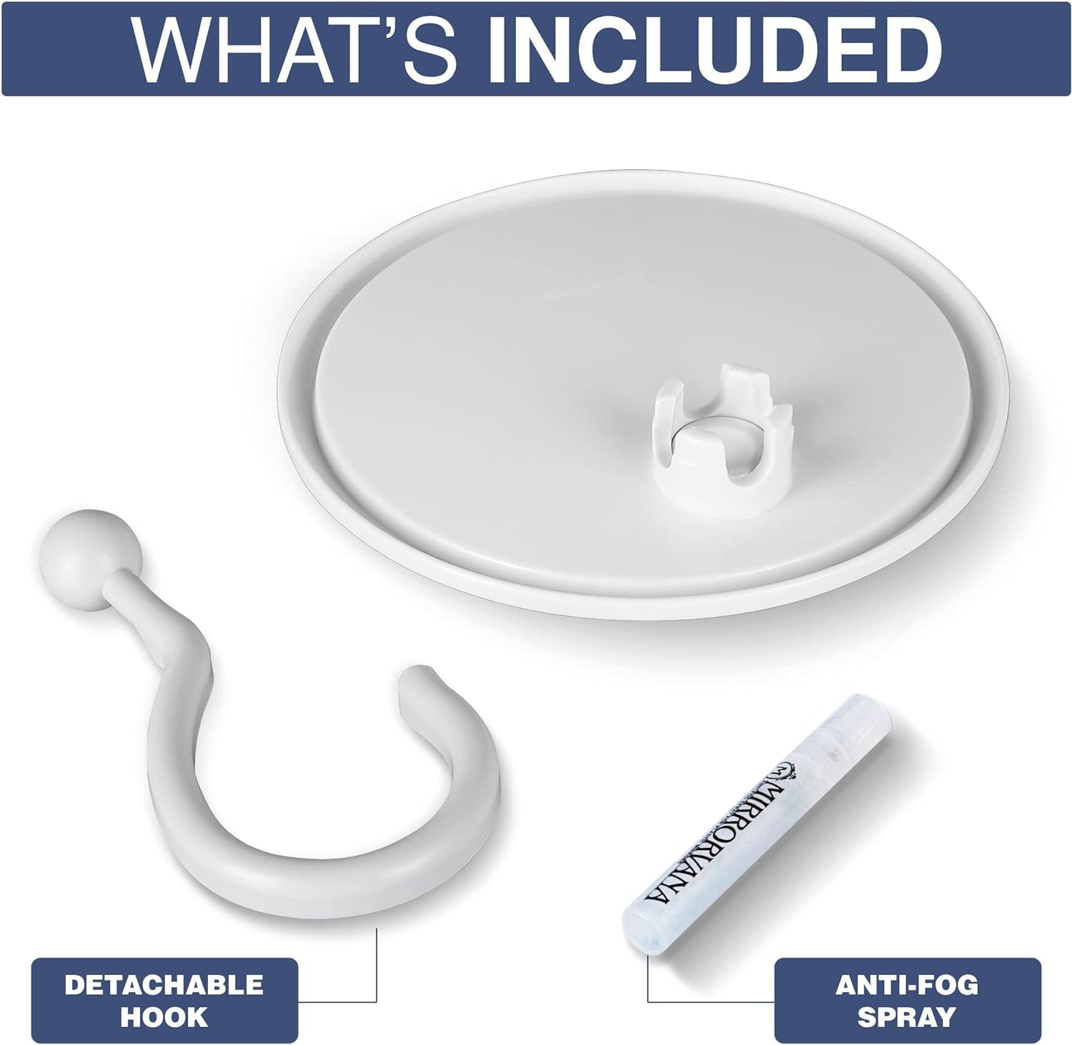 MIRRORVANA: spray antivaho incluido para mantenimiento continuo