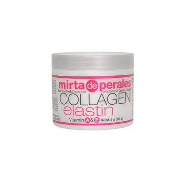 Mirta De Perales crema colágeno elastina para firmeza facial.