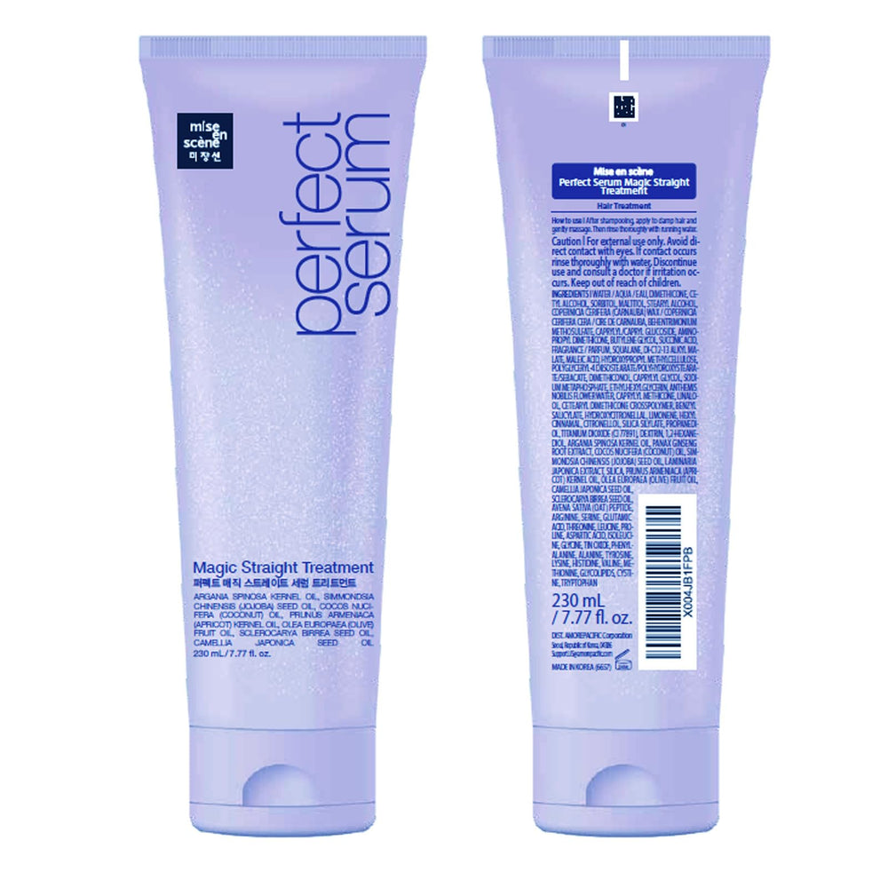 Mise En Scene Perfect Magic Straight Serum, cabello liso y manejable tras cada uso.
