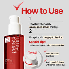 Mise En Scene Perfect Serum aroma cítrico floral para una experiencia sensorial.