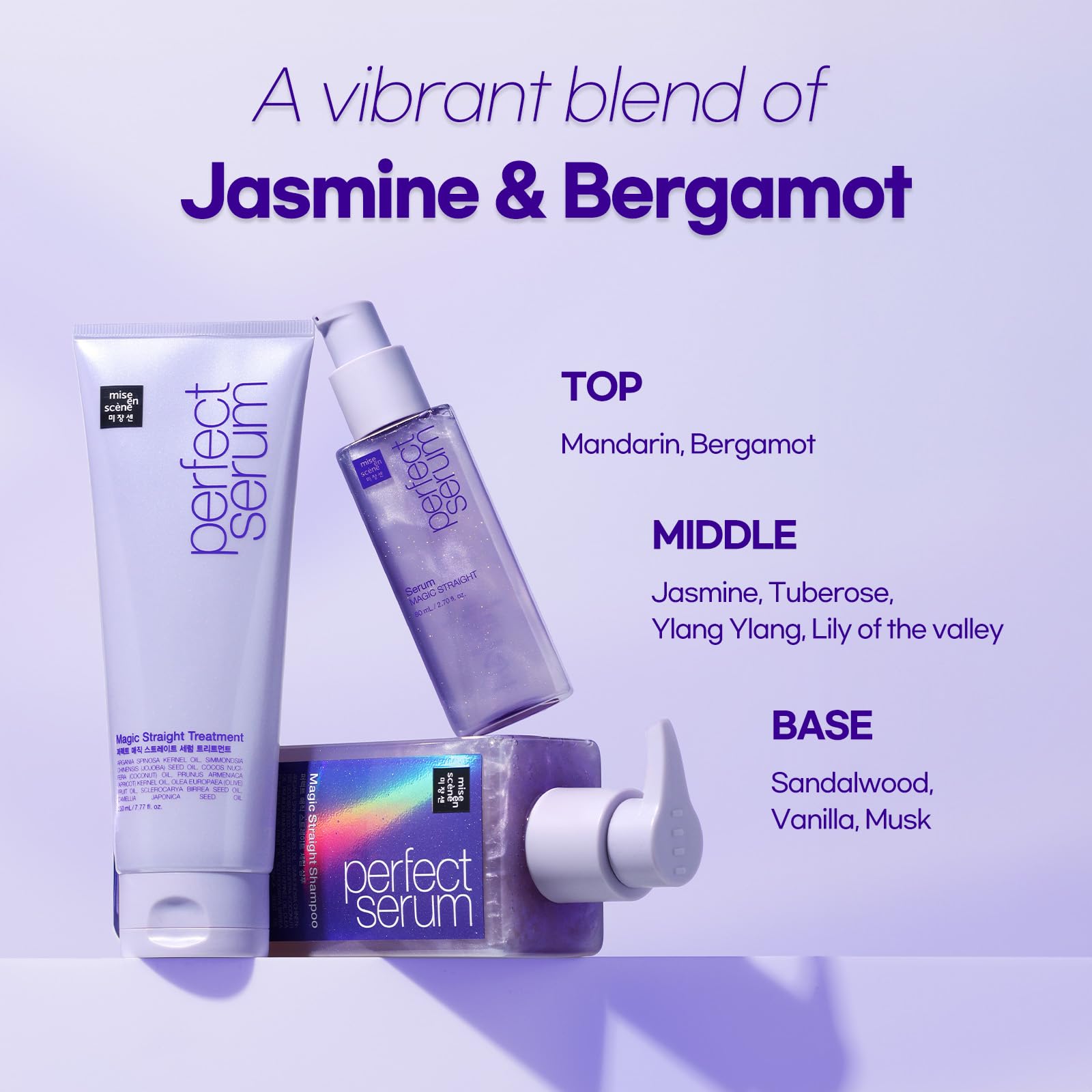 Mise En Scene Perfect Serum provides heat protection up to 446°F