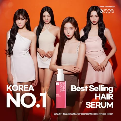 Mise En Scene Perfect Serum Styling: aplicación suave en el cabello para brillo duradero.