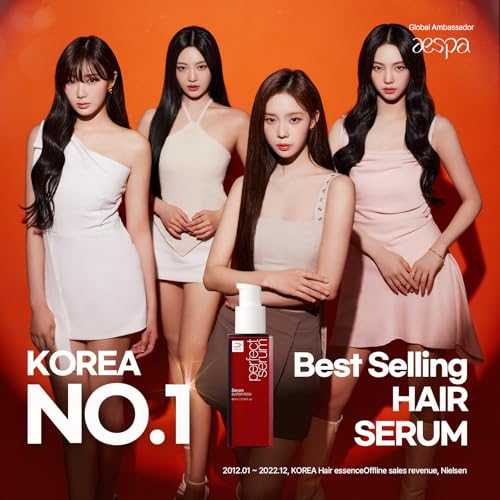 Mise En Scene Perfect Serum textura nutritiva aplicada para brillo inmediato.