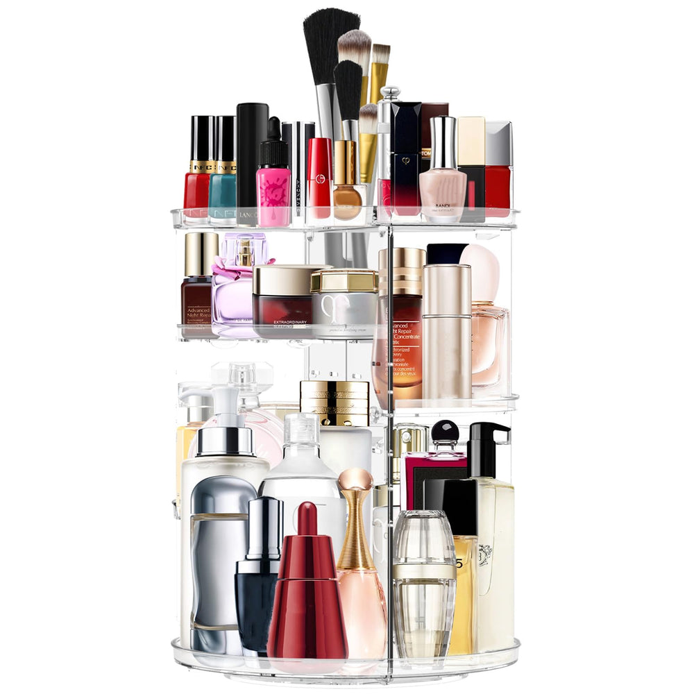 MISERWE organizador de maquillaje con giro suave de 360° para acceso rápido