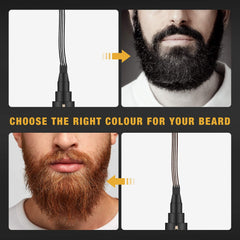MISICH conjunto barba bigote con cepillo para acabado uniforme