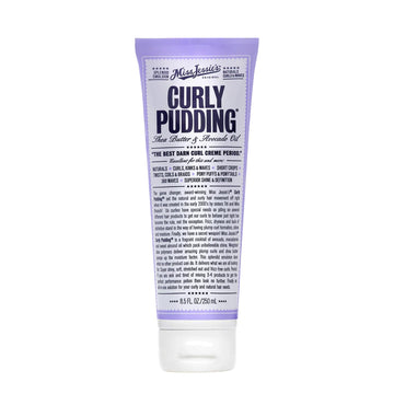 Miss Jessie's Curly Pudding, bote de 8.5 oz, definición suave y brillo.