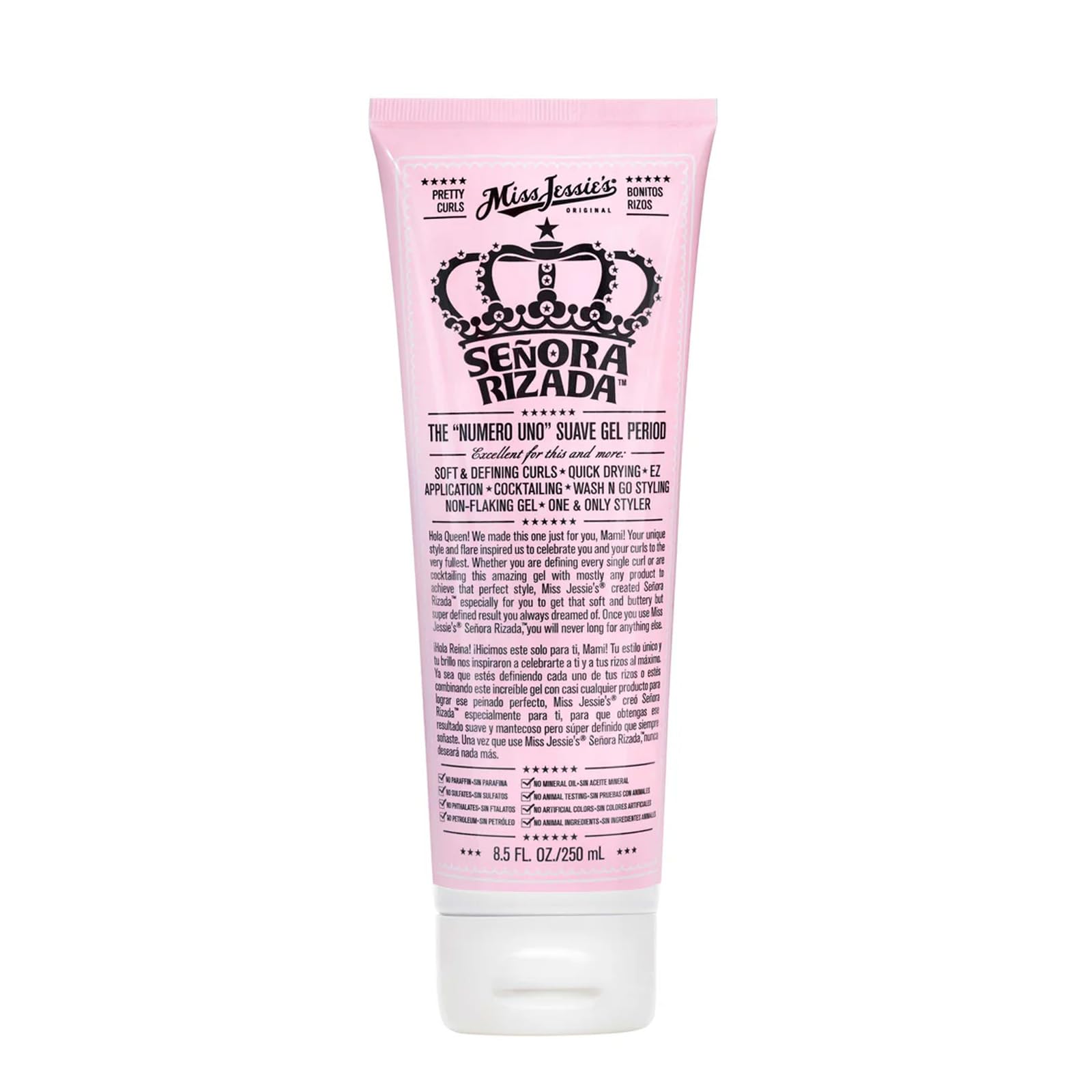 Miss Jessie's Senora Rizada Gel: bote 8.5 oz para rizos definidos y suaves