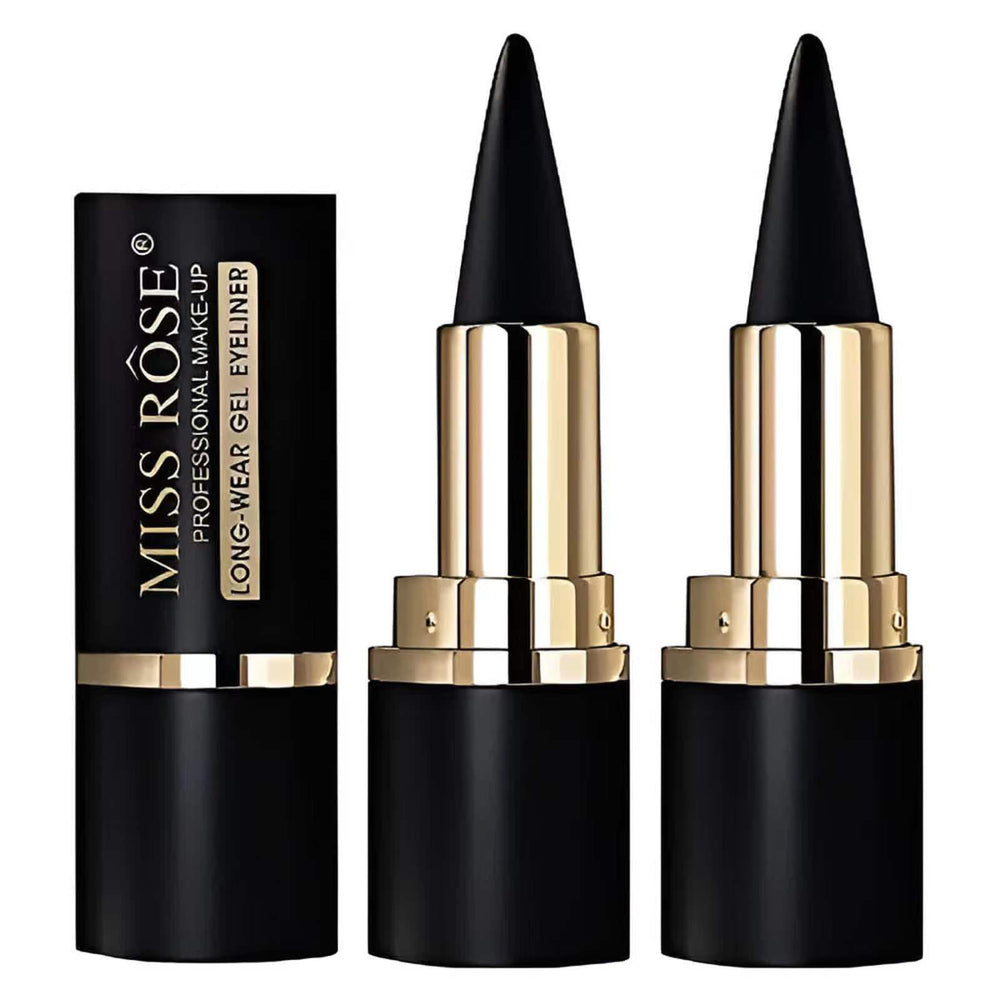 Miss Rose Gel Eyeliner: lápiz negro doble para uso diario