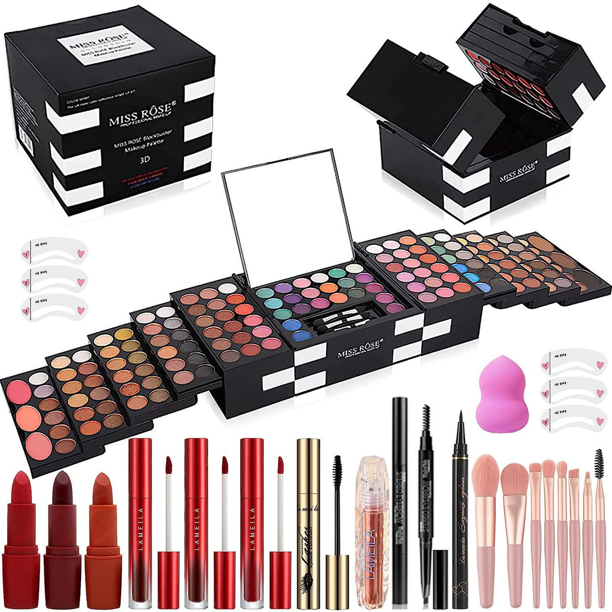 Miss Rose M 148 colores, paleta completa para estilos diarios y profesionales.