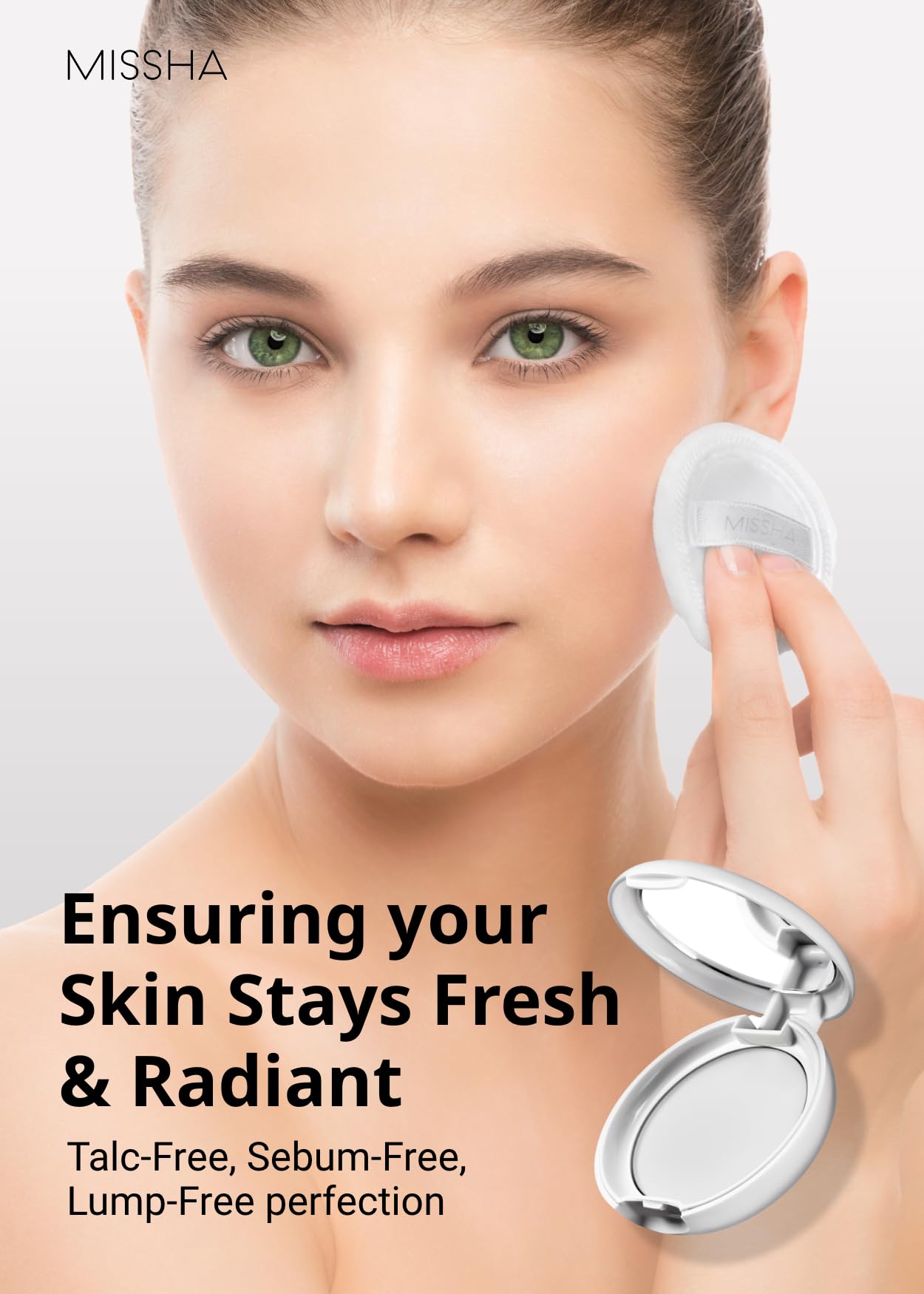 MISSHA Airy Pot aplicación de maquillaje para fijar con duración.