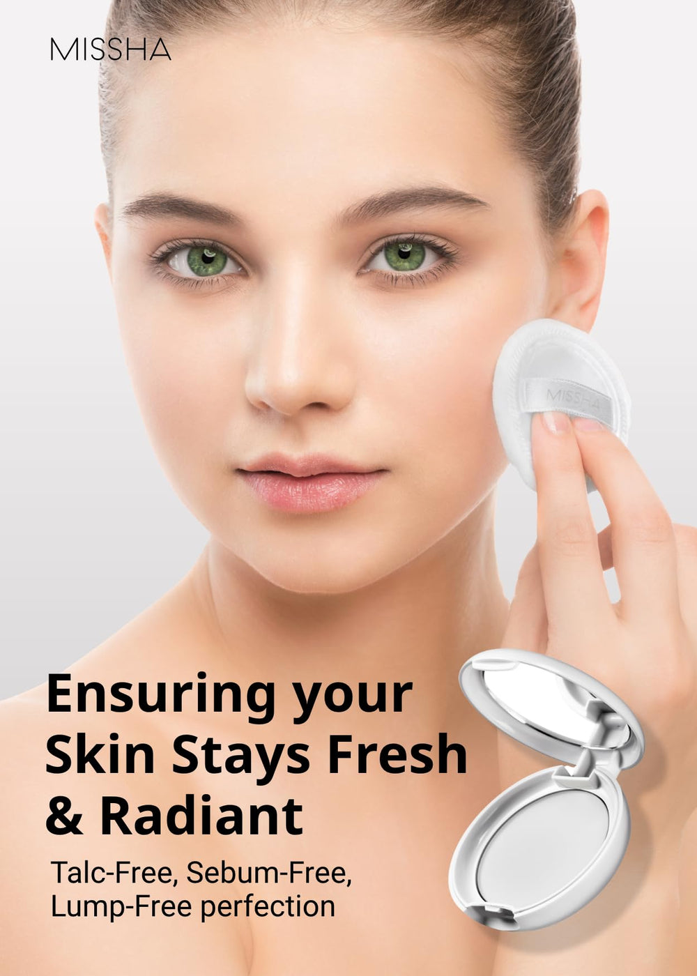 MISSHA Airy Pot aplicación de maquillaje para fijar con duración.