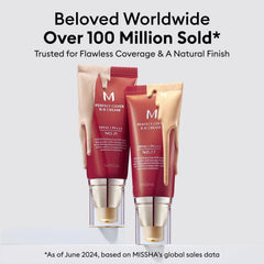 Cobertura natural de Missha M Perfect Cover BB Cream para ocultar imperfecciones