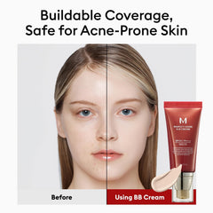 Missha M Perfect Cover BB Cream No13 con SPF 42 protege la piel durante la exposición solar.