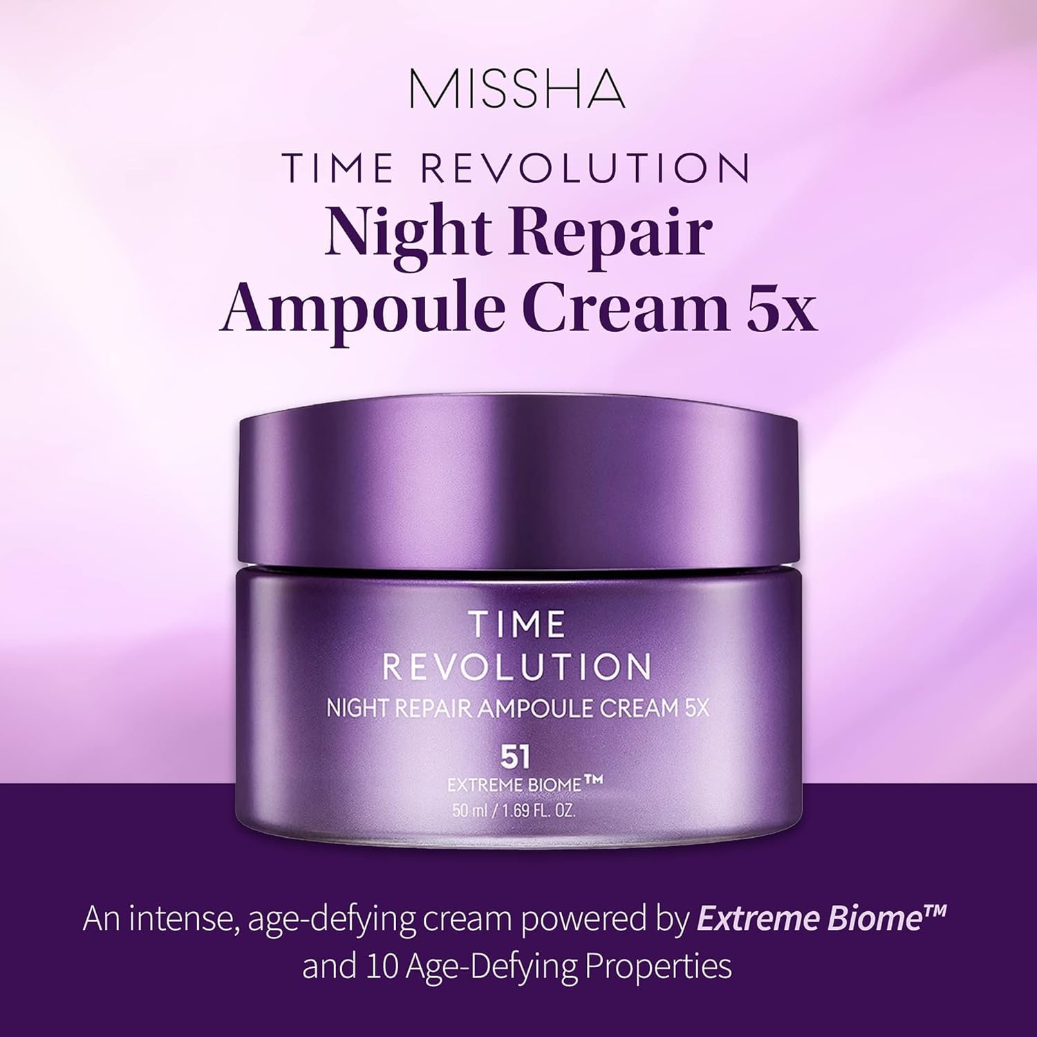MISSHA Revolución Temporal: nutrición nocturna que podría mejorar la elasticidad.