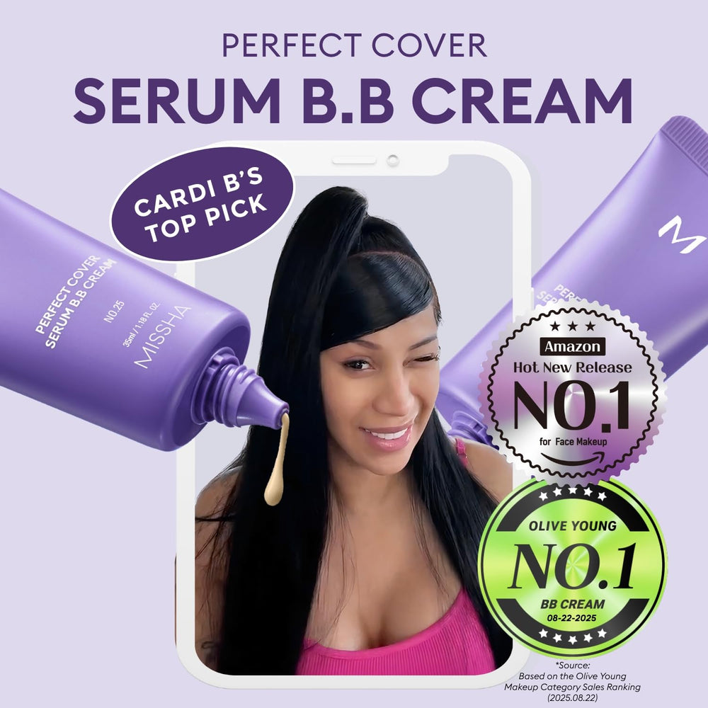 MISSHA Serum BB Cream No25 en frente muestra packaging compacto para retoques.
