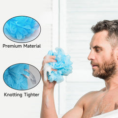 MISSJOJIAY luffa-colgada-para-ducha facilita secado y almacenamiento