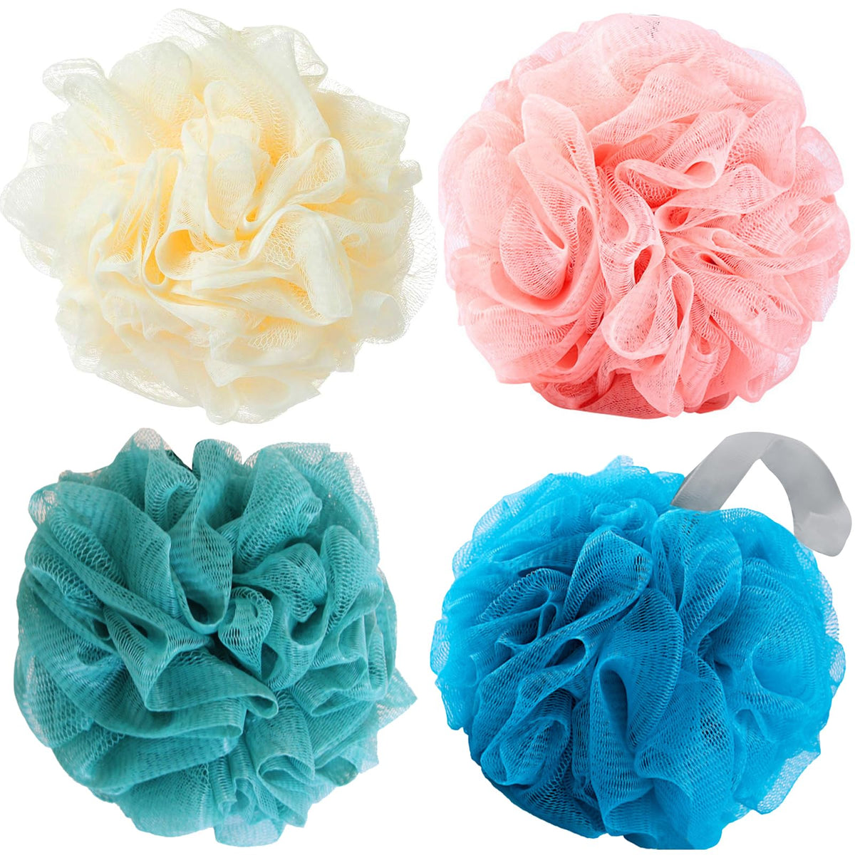 MISSJOJIAY luffa-esponja-ducha-suave para exfoliación delicada y piel suave