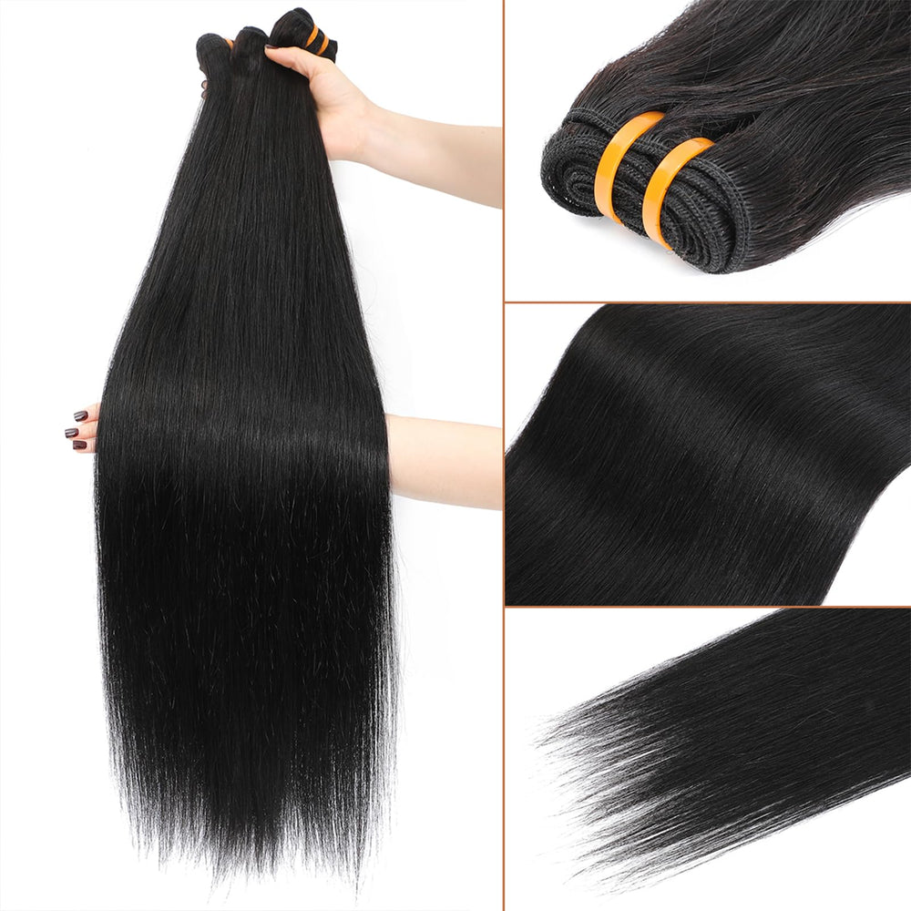 Missking bundles densidad ideal 4x100g para cobertura natural en pelucas.
