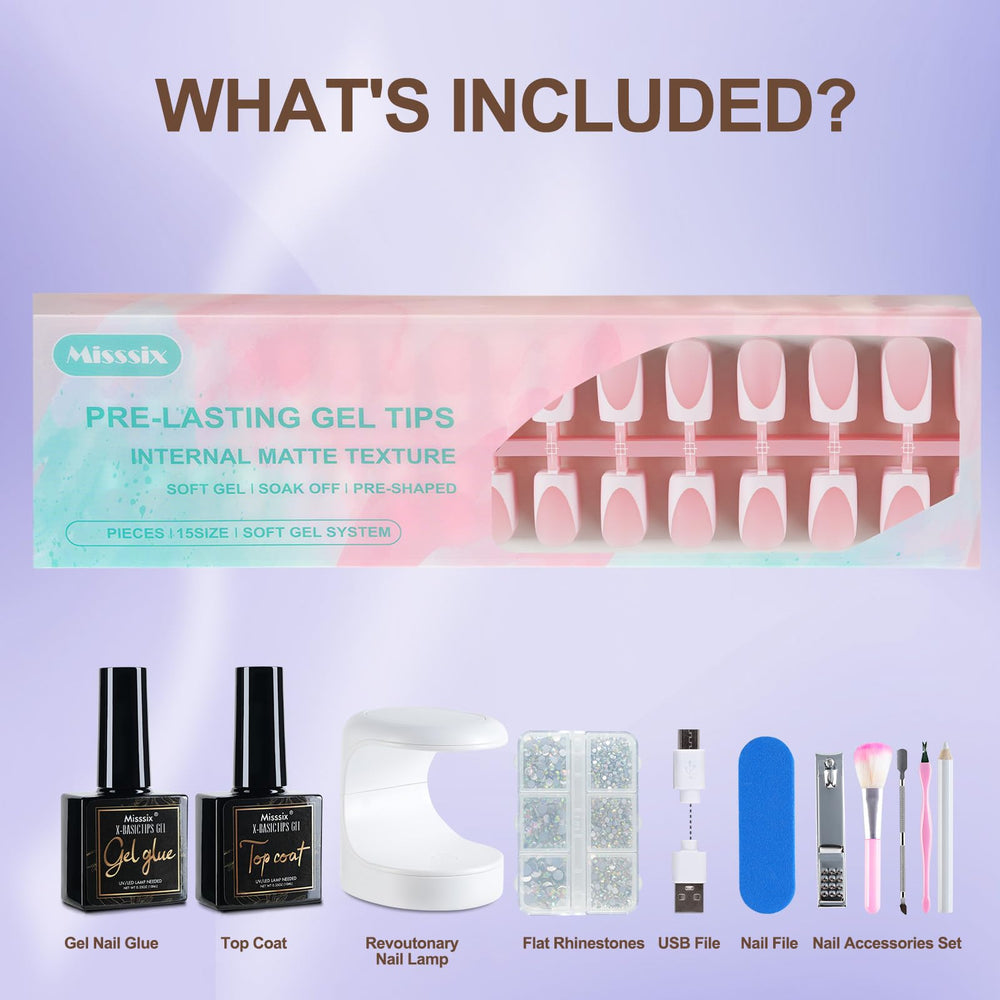 Misssix adherencia firme para uñas postizas.