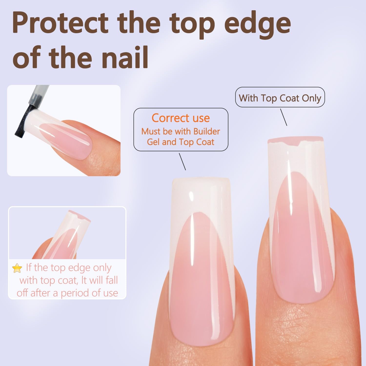 Misssix press-on tips provide up to several weeks of wear with proper application.