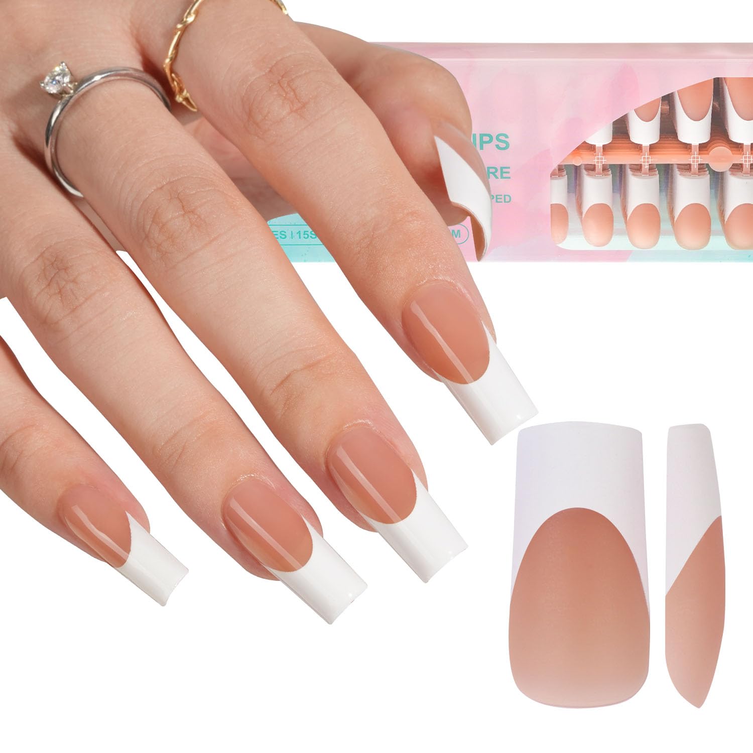 Misssix frances gel uñas vista frontal, acabado natural y aplicación fácil.