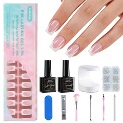 Misssix frances profundo kit completo para uñas postizas fáciles en casa.