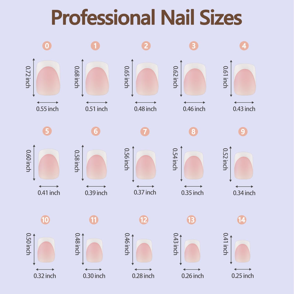 Misssix French Gel Nail Tips usage guide image highlighting quick, mess-free steps.