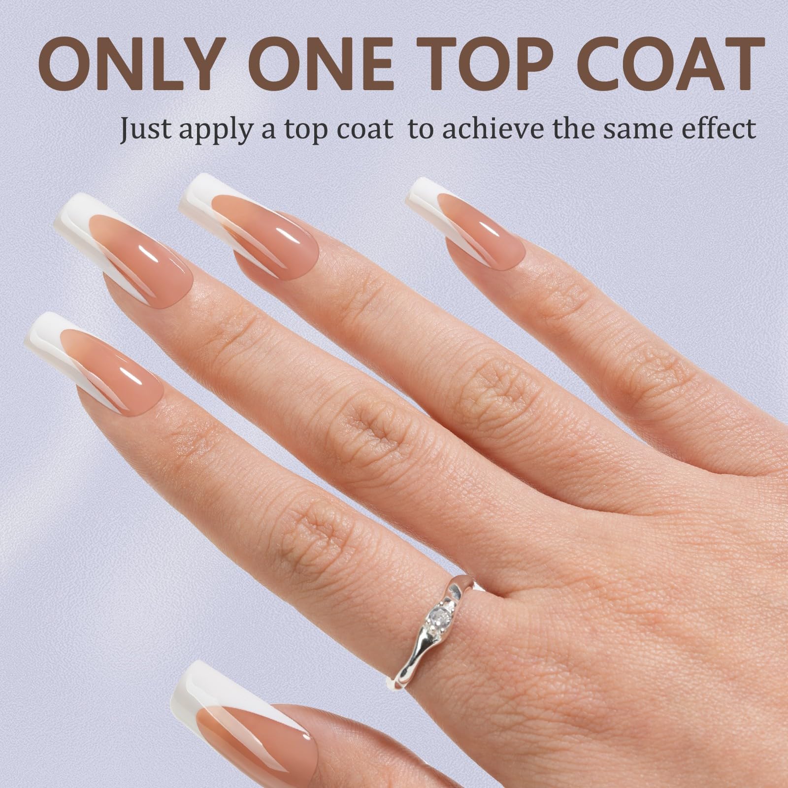 Misssix inner matte texture tips for better adhesion with glue