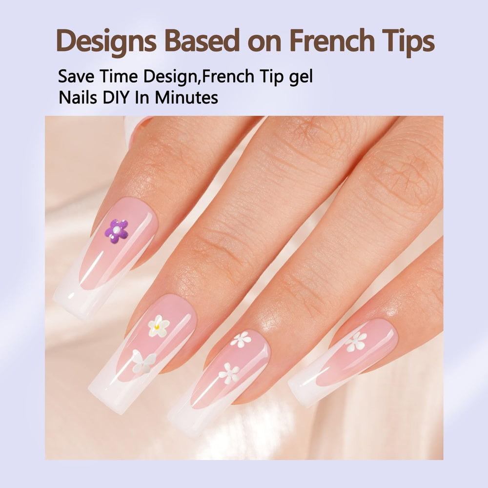Misssix inner matte texture tips improve adhesion with nail glue.