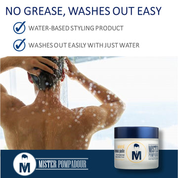 Mister Pompadour: cuidado del cabello que no reseca ni deja residuos.