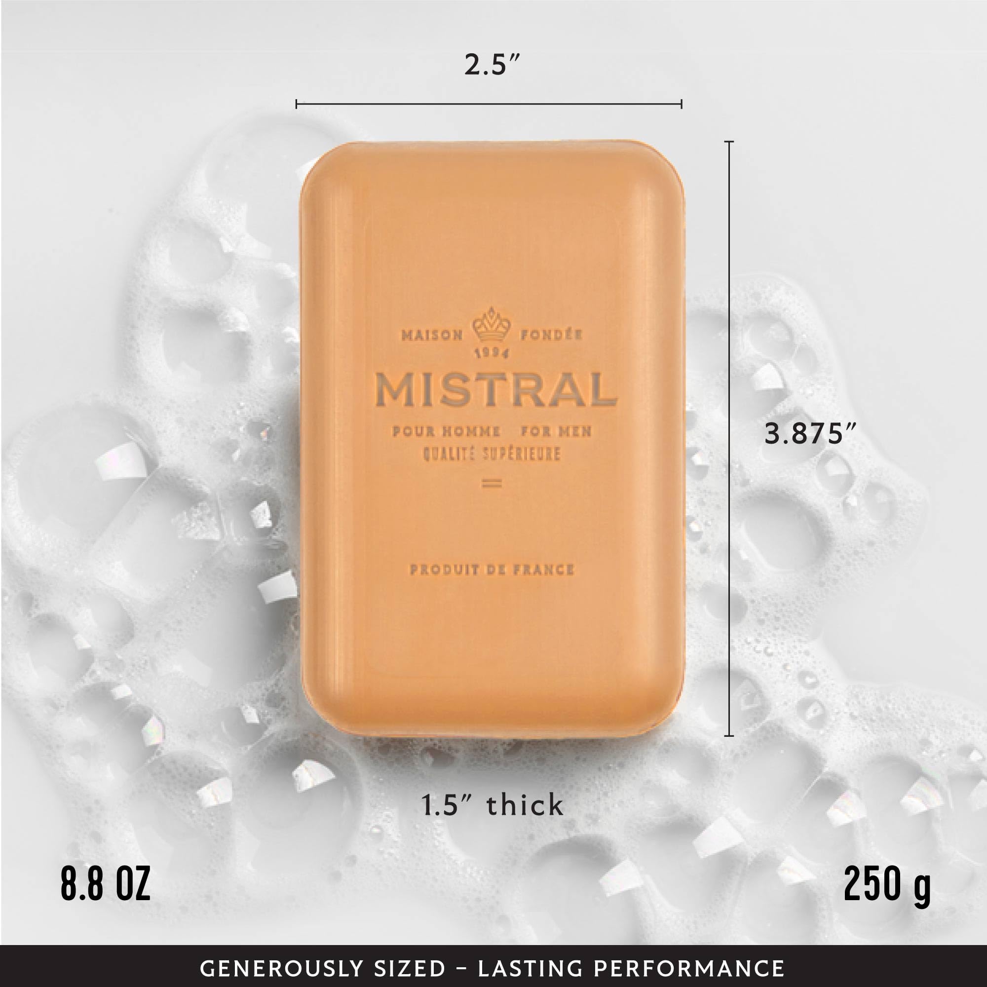 Jabón hidratante Mistral con argán y glicerina para piel suave