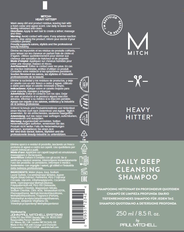 MITCH Heavy Hitter, experiencia sensorial en el lavado diario para hombres.