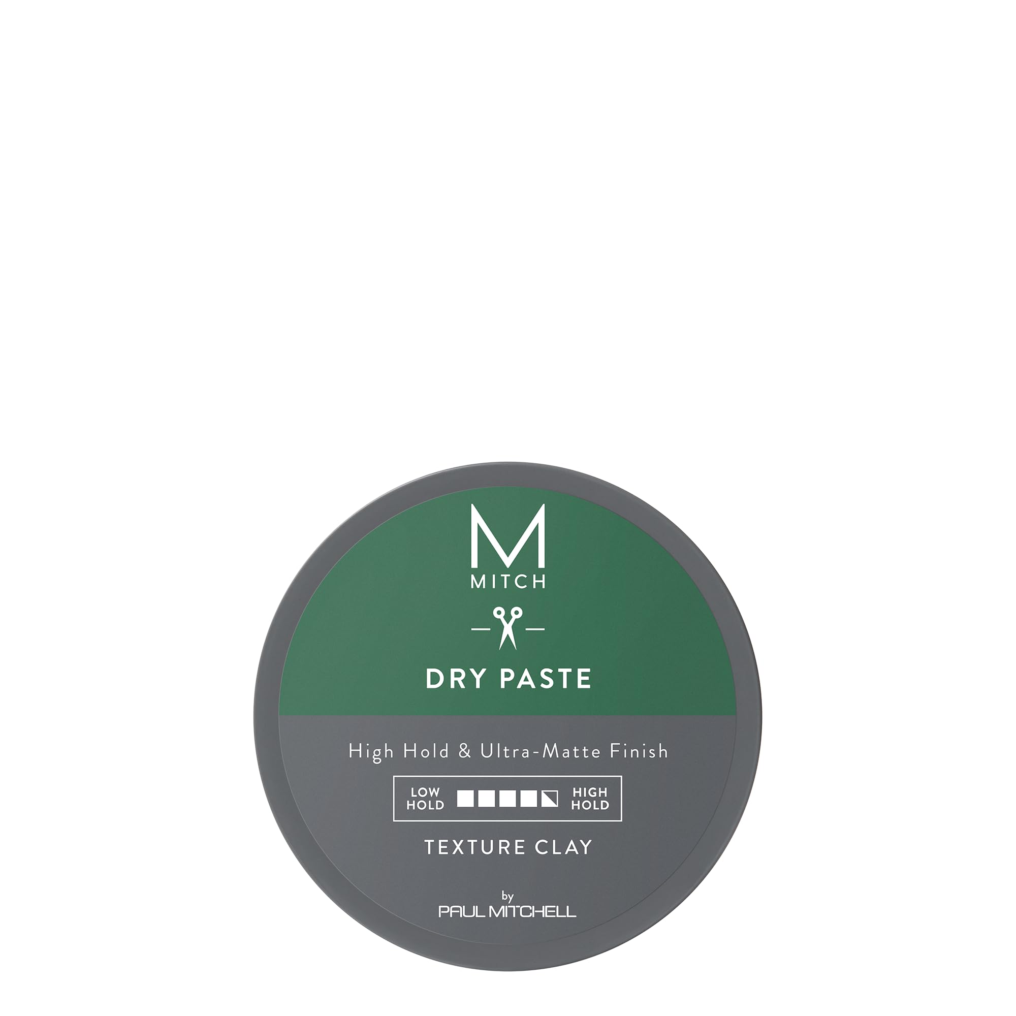 MITCH Dry Paste Texture Clay en tarro para volumen y control en peinados con textura