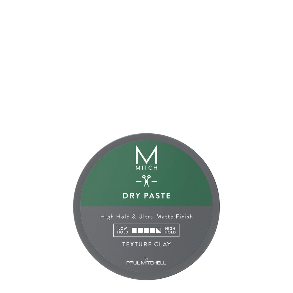 MITCH Dry Paste Texture Clay en tarro para volumen y control en peinados con textura