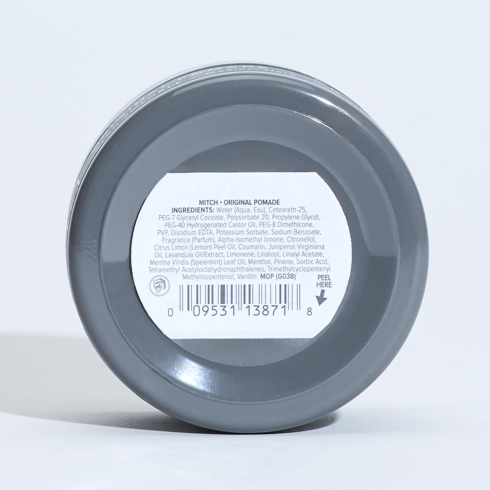 MITCH Original Pomade apta para todo tipo de cabello con versatilidad.