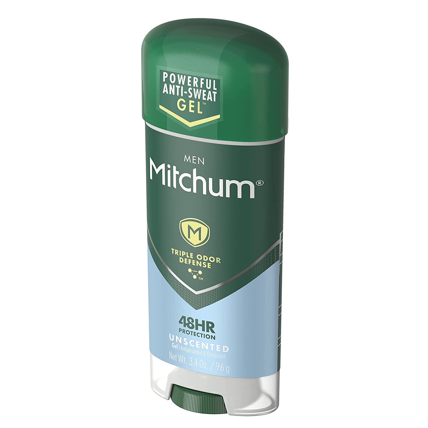 Mitchum gel sin aroma ofrece frescura discreta para uso diario.