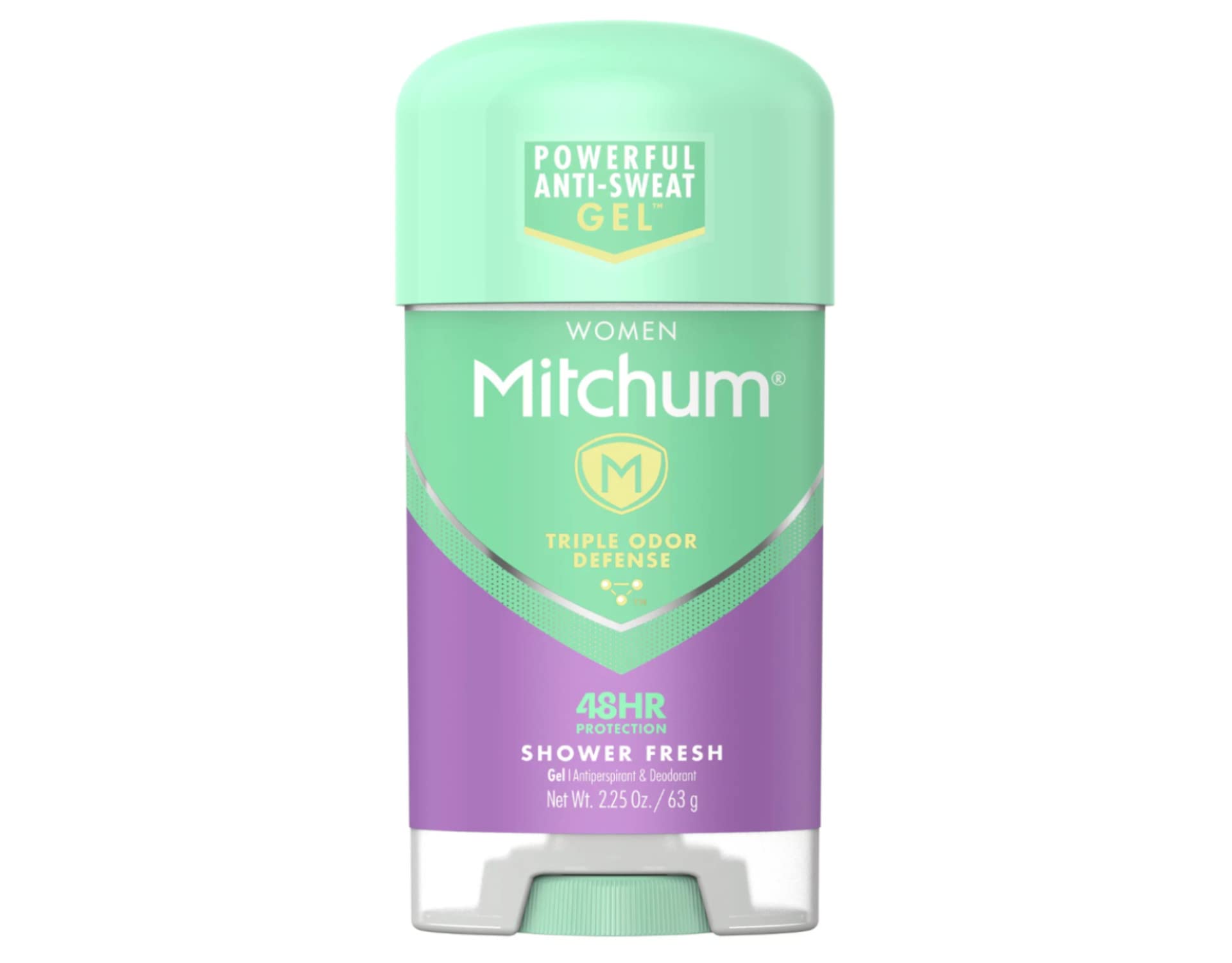 Mitchum Avanzado Mujer gel antitranspirante, textura gel para absorción rápida.