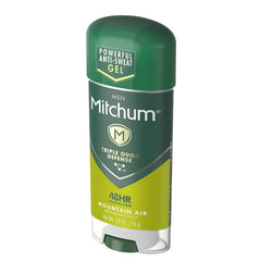 Mitchum gel se seca rápido sin residuo en piel