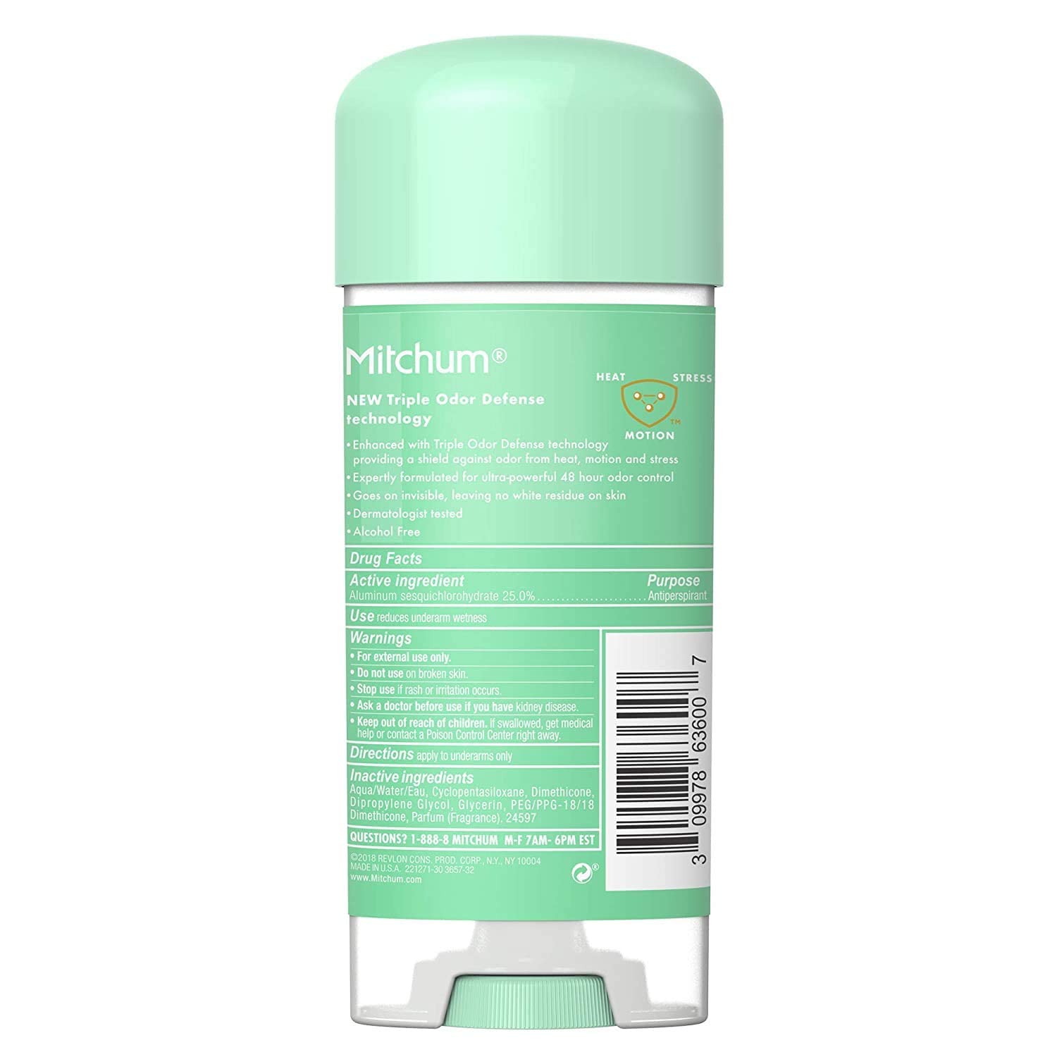 Mitchum Gel Puissant Poudre Fraîche – Application facile et fraîcheur durable