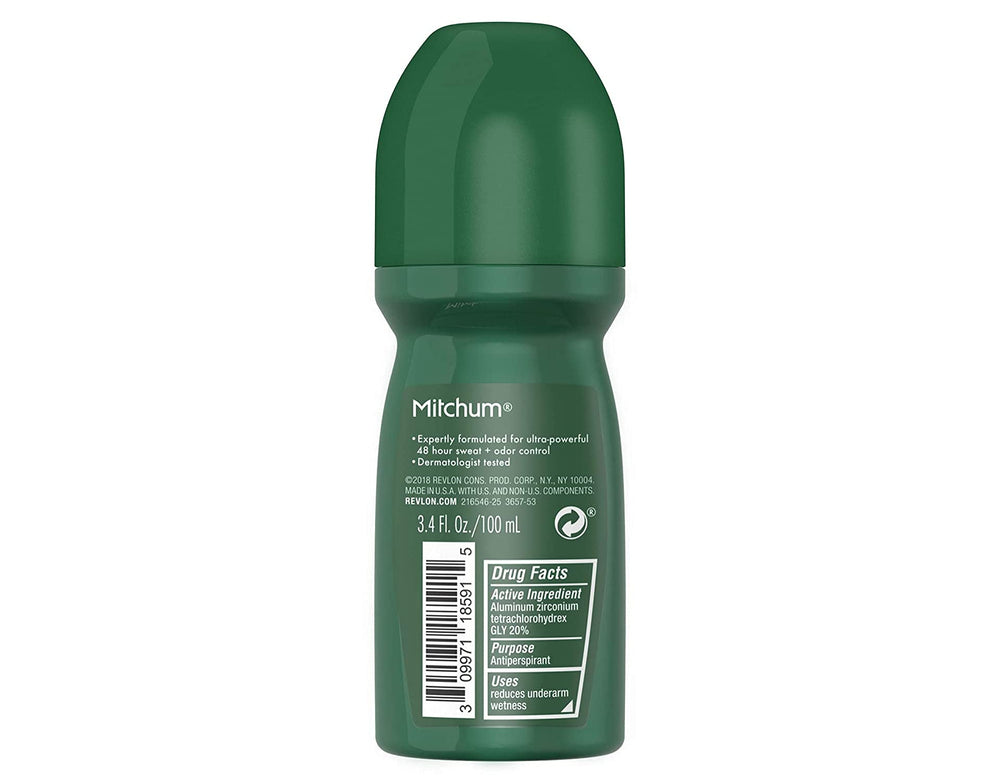 Producto probado dermatológicamente Mitchum Invisible Roll-On sin fragancia