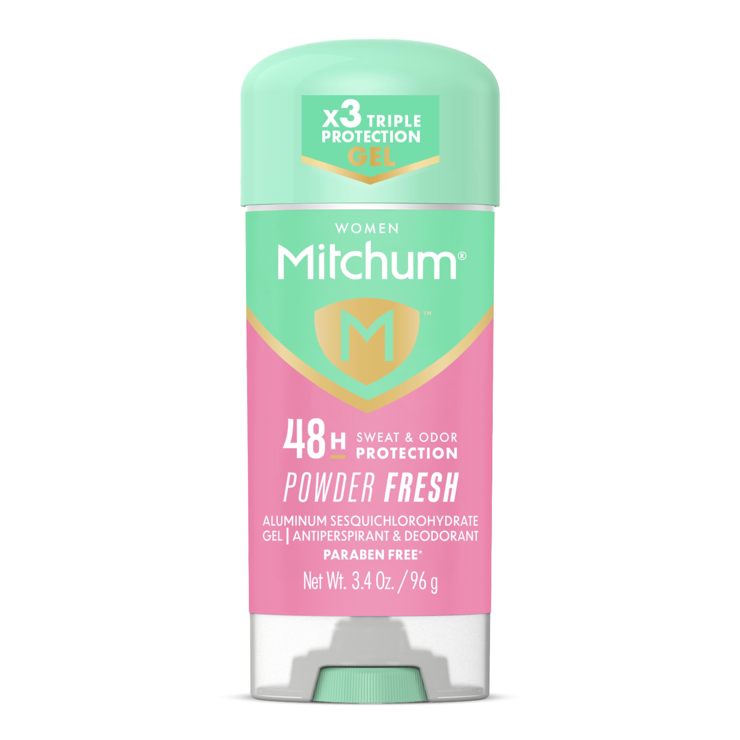 Mitchum gel-stick para mujer con aplicación suave para frescura constante