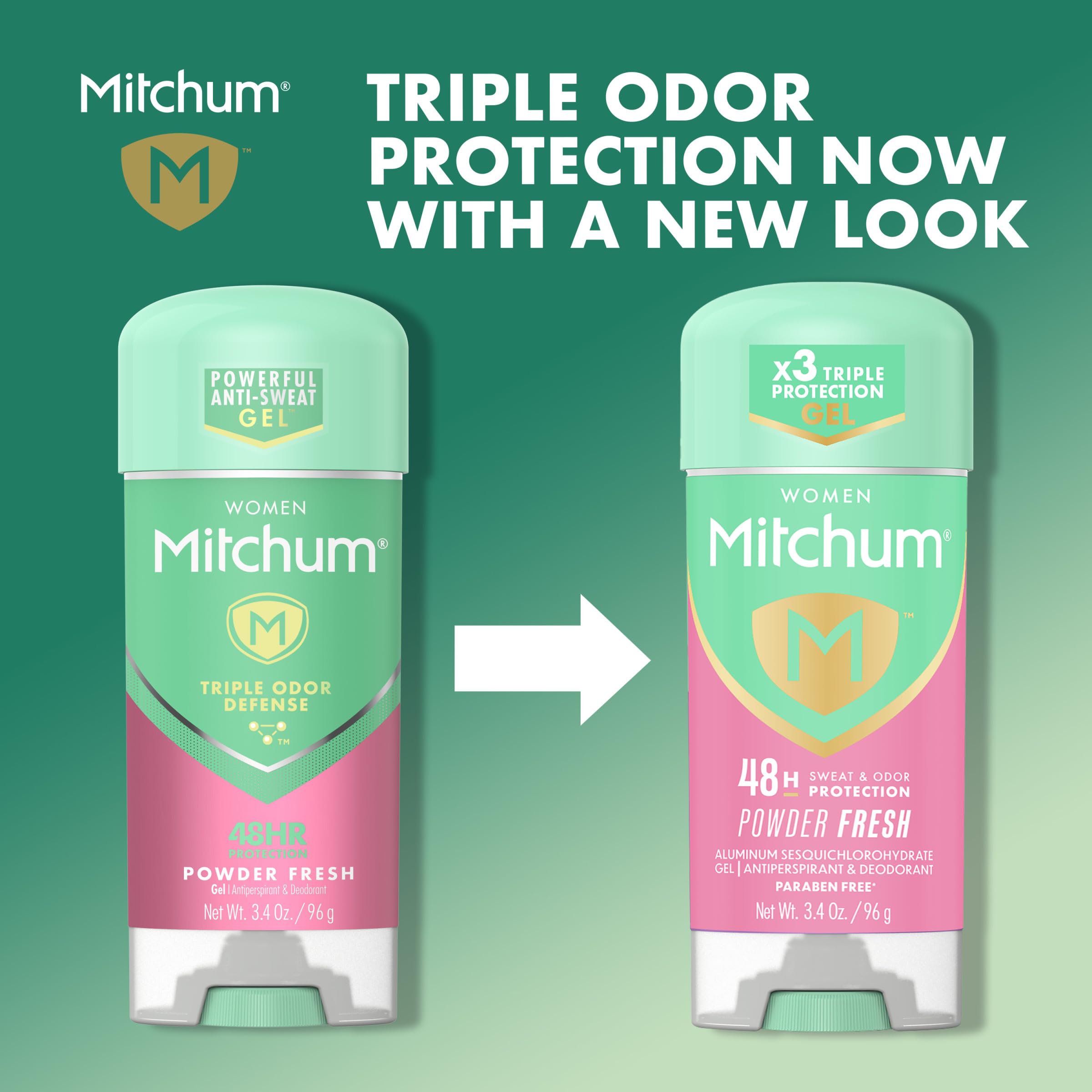 Mitchum protección de 48 horas contra sudor y olor