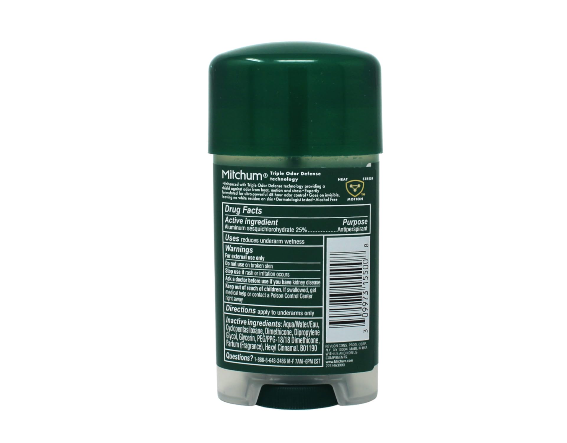 Mitchum Power Gel aplicación rápida en axila para rutinas apretadas