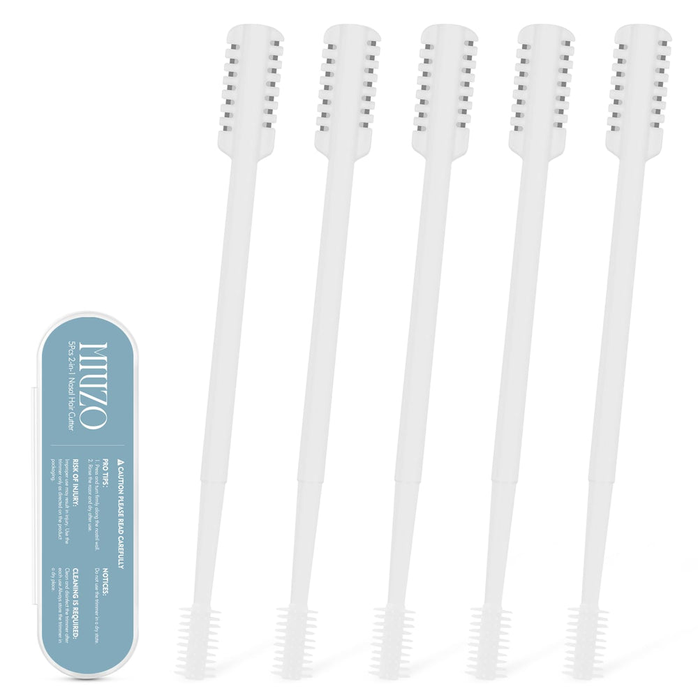 MIVZO cortador nasal 2-en-1 con cuchilla doble para uso diario