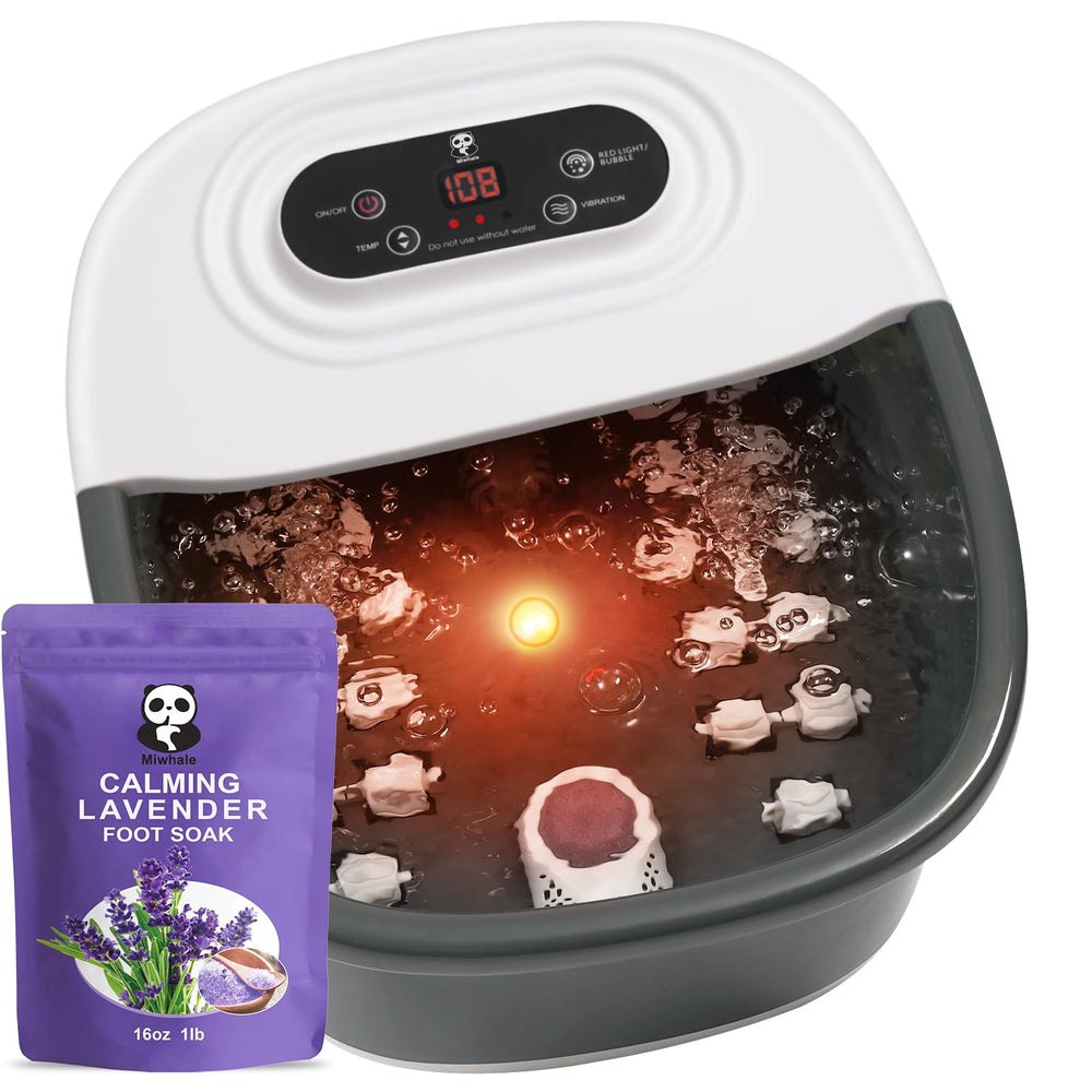 Spa para pies Miwhale trae caja de medicinas para personalizar baños