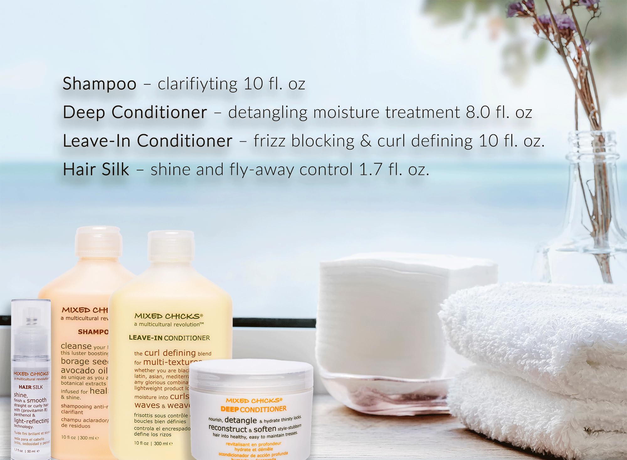 Mixed Chicks Acondicionador profundo crema: desenreda y nutre para cabello más manejable