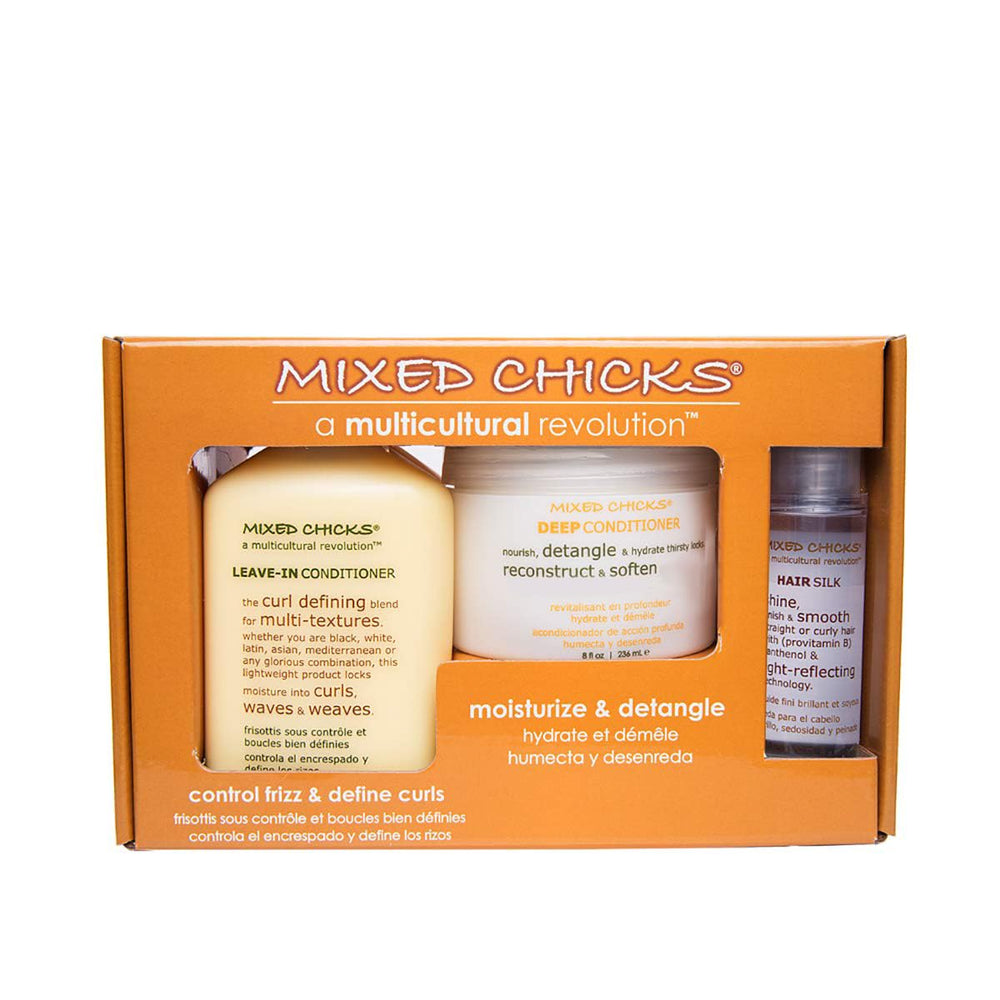 Mixed Chicks Champú botella: limpieza suave que respeta aceites naturales y rizos definidos