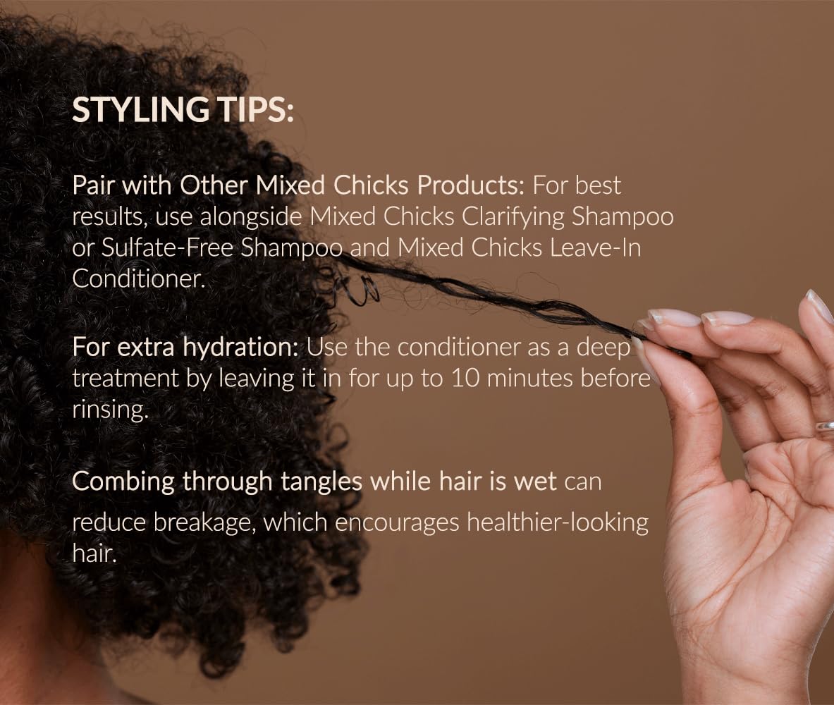 Uso diario de Mixed Chicks para cabello suave y desenredado.