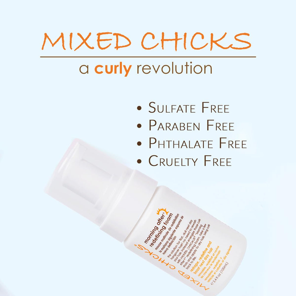Rizos energizados gracias a Mixed Chicks, listo para renovar el look.