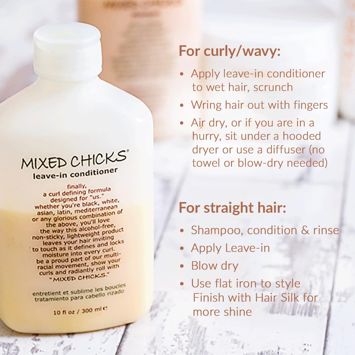 Mixed Chicks ingredientes-jojoba, aceite de jojoba para brillo y suavidad.